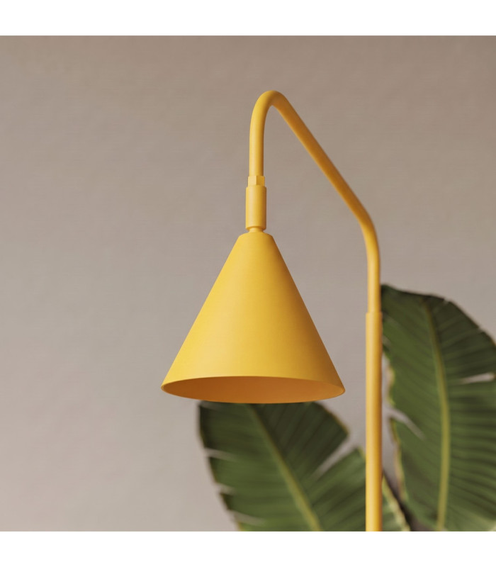 Nox Task Floor Lamp Yellow 1x E14-13