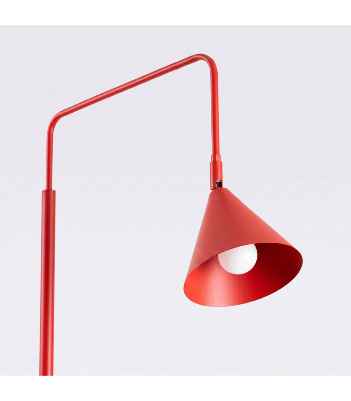 Nox Task Floor Lamp Red 1x E14-6