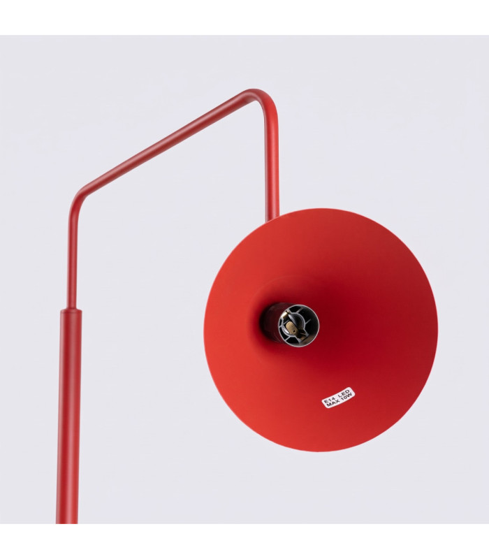 Nox Task Floor Lamp Red 1x E14-8
