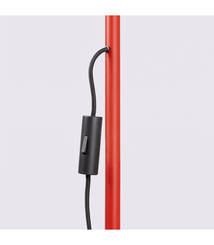 Nox Task Floor Lamp Red 1x E14-9