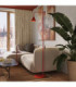 Nox Task Floor Lamp Red 1x E14-12