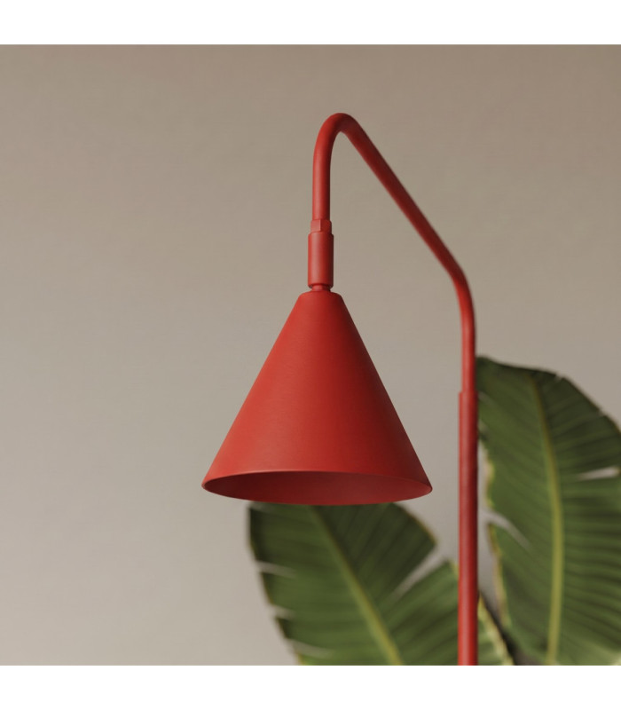 Nox Task Floor Lamp Red 1x E14-13