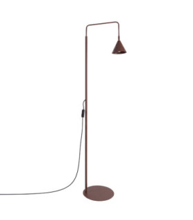 Nox Task Floor Lamp Brown 1x E14-1