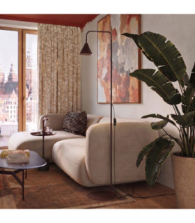 Nox Task Floor Lamp Brown 1x E14-2