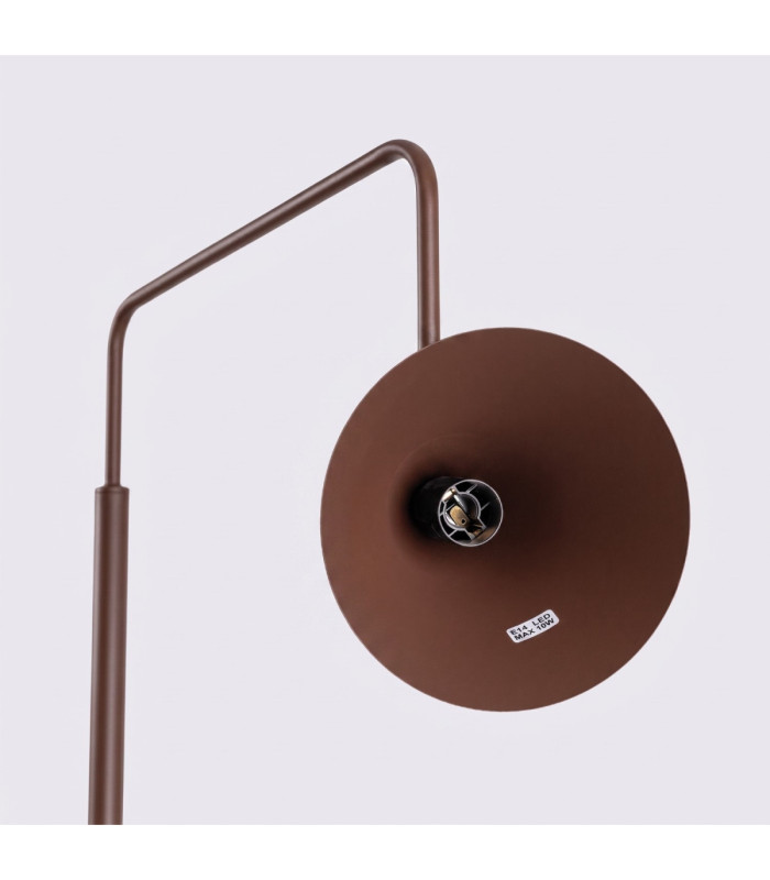Nox Task Floor Lamp Brown 1x E14-8
