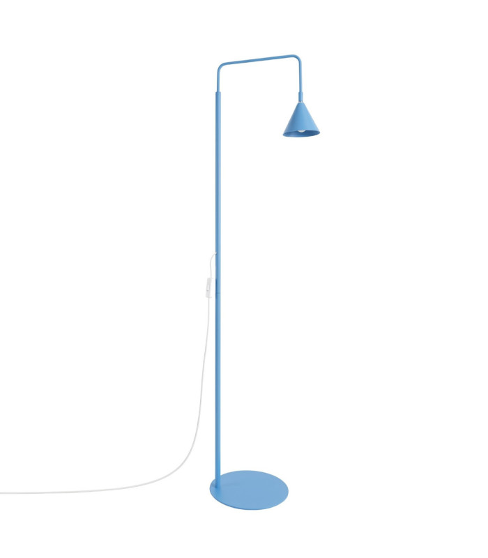 Nox Task Floor Lamp Light Blue 1x E14-1