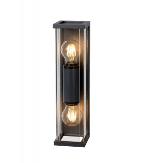 Wall Lamp 2 x E27, IP54, Graphite - 1