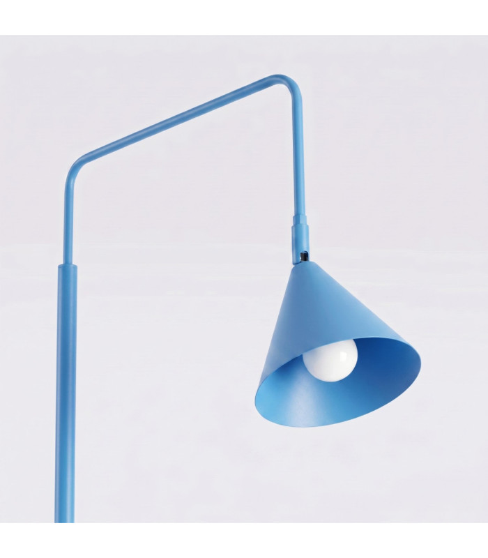 Nox Task Floor Lamp Light Blue 1x E14-6
