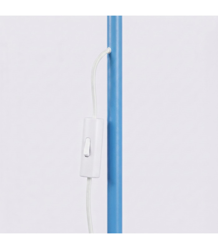 Nox Task Floor Lamp Light Blue 1x E14-9