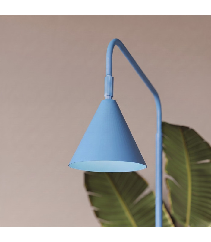 Nox Task Floor Lamp Light Blue 1x E14-13