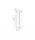 Wall Lamp 2 x E27, IP54, Graphite - 2