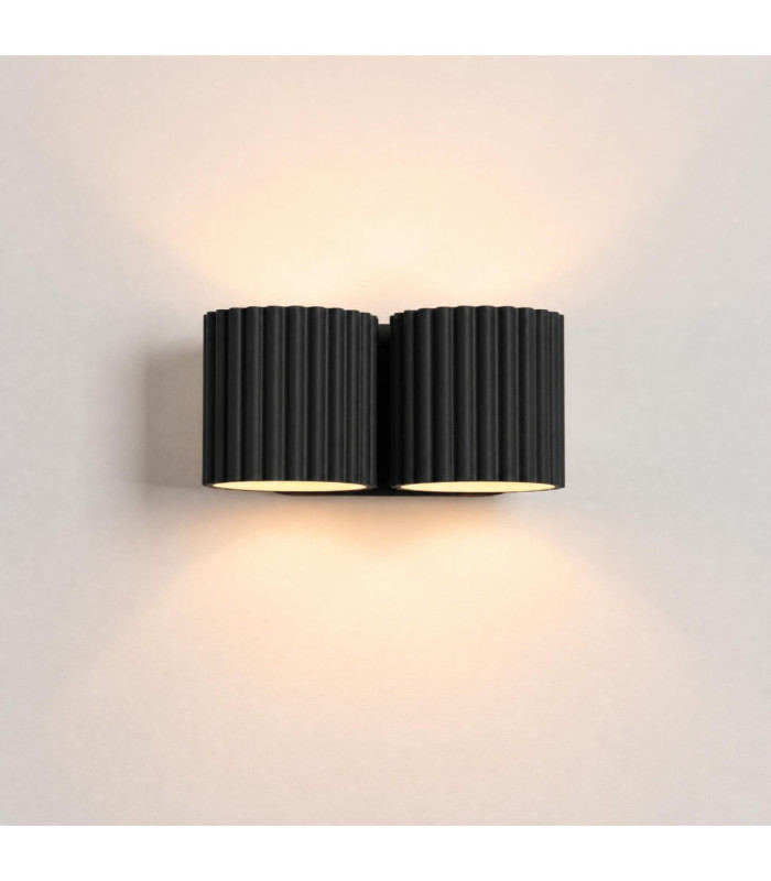 Aura Up & Down Wall Lamp Black 2x G9-5