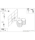 Aura Up & Down Wall Lamp Black 2x G9-11
