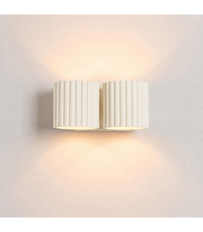 Aura Up & Down Wall Lamp Beige 2x G9-5