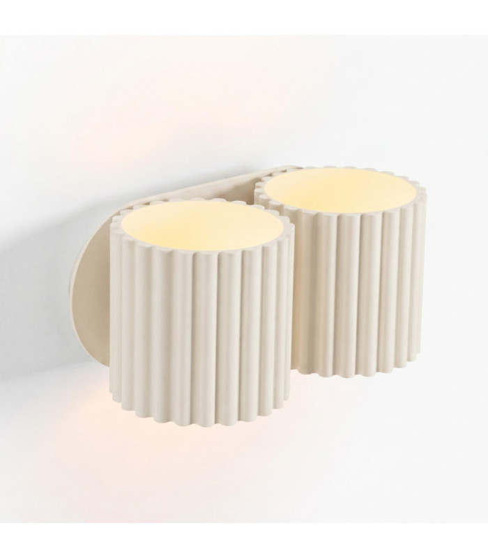 Aura Up & Down Wall Lamp Beige 2x G9-6