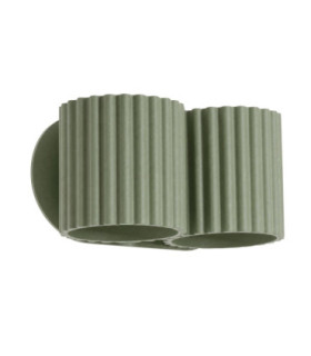 Aura Up & Down Wall Lamp Olive Green 2x G9-1