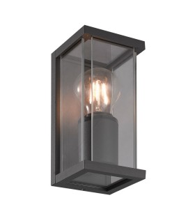 Wall Lamp, 1 x E27, IP54, Graphite - 1