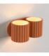 Aura Up & Down Wall Lamp Red Ochre 2x G9-6