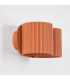 Aura Up & Down Wall Lamp Red Ochre 2x G9-7