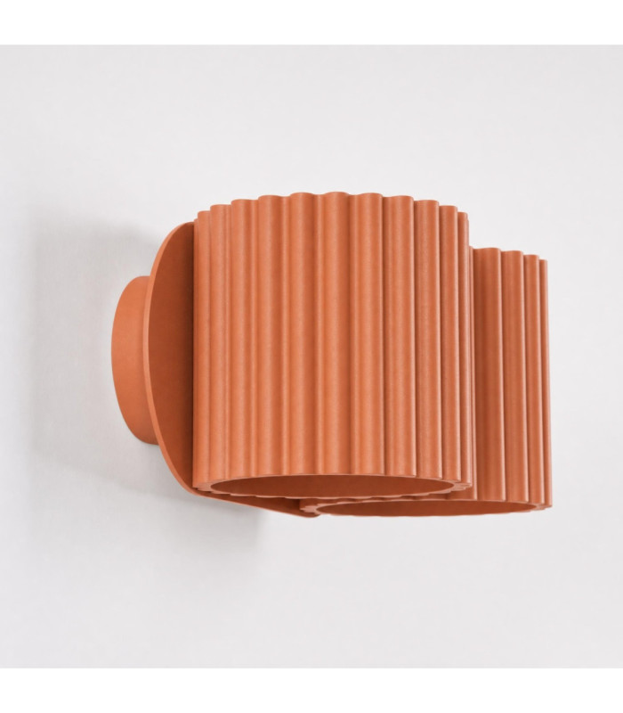 Aura Up & Down Wall Lamp Red Ochre 2x G9-7