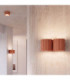 Aura Up & Down Wall Lamp Red Ochre 2x G9-13