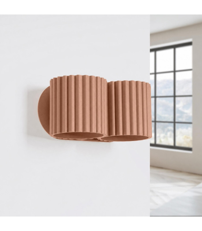 Aura Up & Down Wall Lamp Mocca 2x G9-3