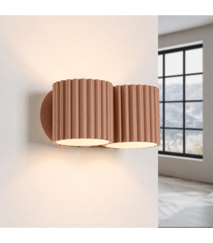 Aura Up & Down Wall Lamp Mocca 2x G9-4