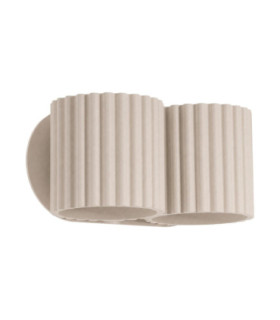 Aura Up & Down Wall Lamp Taupe 2x G9-1