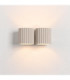 Aura Up & Down Wall Lamp Taupe 2x G9-5