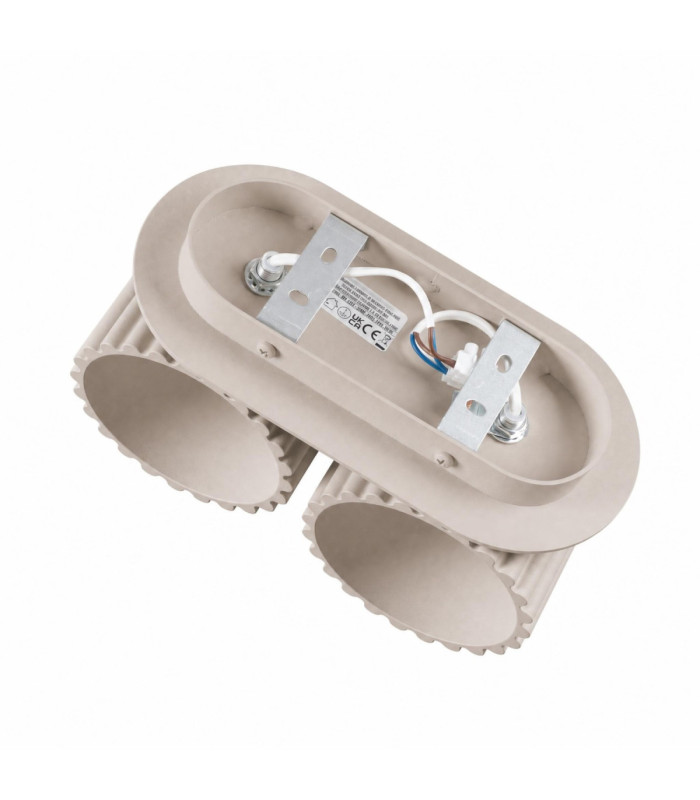Aura Up & Down Wall Lamp Taupe 2x G9-8