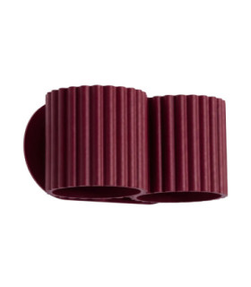 Aura Up & Down Wall Lamp Burgundy 2x G9-1