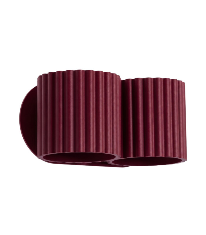 Aura Up & Down Wall Lamp Burgundy 2x G9-1