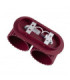 Aura Up & Down Wall Lamp Burgundy 2x G9-8