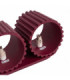 Aura Up & Down Wall Lamp Burgundy 2x G9-9