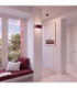 Aura Up & Down Wall Lamp Burgundy 2x G9-12
