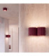 Aura Up & Down Wall Lamp Burgundy 2x G9-13
