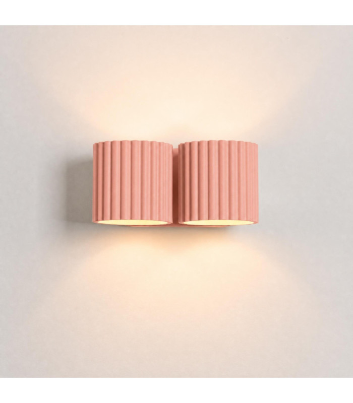 Aura Up & Down Wall Lamp Peach 2x G9-5