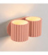 Aura Up & Down Wall Lamp Peach 2x G9-6