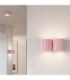 Aura Up & Down Wall Lamp Pink 2x G9-13