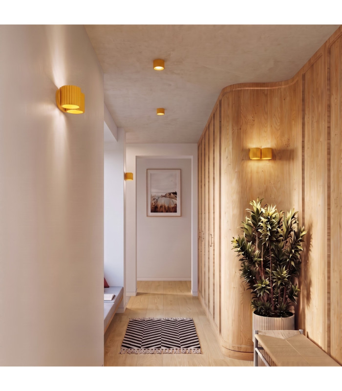Aura Up & Down Wall Lamp Yellow 2x G9-2