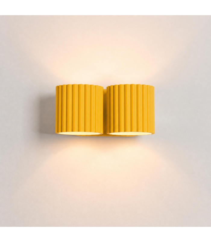 Aura Up & Down Wall Lamp Yellow 2x G9-5