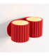 Aura Up & Down Wall Lamp Red 2x G9-6