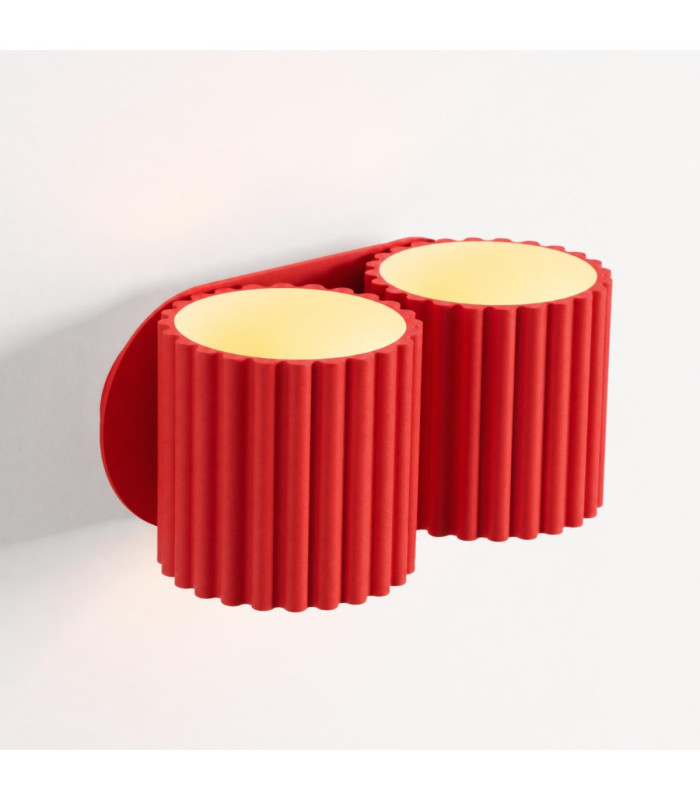 Aura Up & Down Wall Lamp Red 2x G9-6
