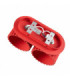 Aura Up & Down Wall Lamp Red 2x G9-8