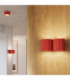 Aura Up & Down Wall Lamp Red 2x G9-13
