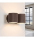 Aura Up & Down Wall Lamp Brown 2x G9-4