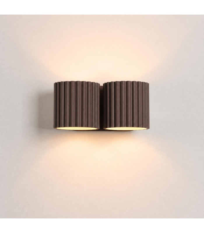 Aura Up & Down Wall Lamp Brown 2x G9-5