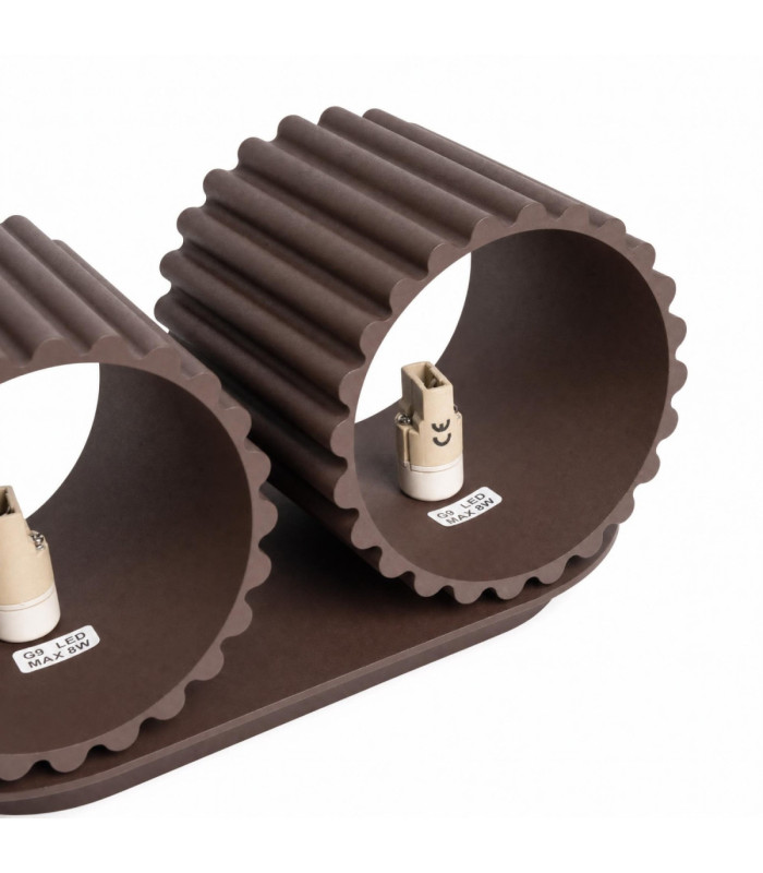 Aura Up & Down Wall Lamp Brown 2x G9-9