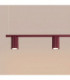 Karbon Bar Pendant Ceiling Light Burgundy 4x GU10-5