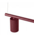 Karbon Bar Pendant Ceiling Light Burgundy 4x GU10-7